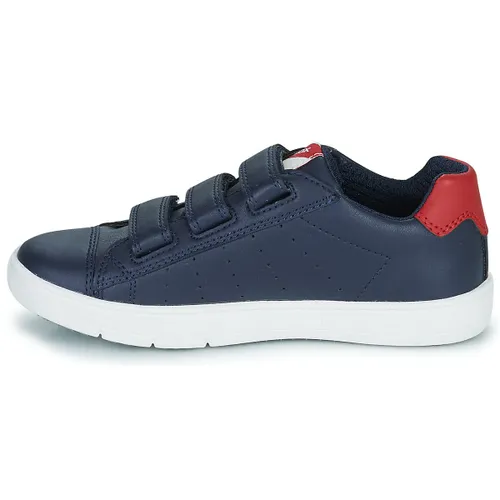 Geox J Silenex Boy Sneaker voor jongens navy/rood