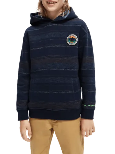 Gestreepte hoodie - Maat 4 - Multicolor - Jongen - Trui - Scotch & Soda