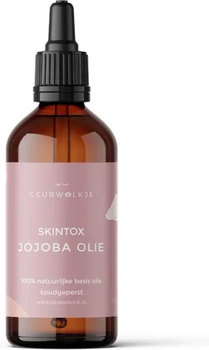 Geurwolkje® Skintox Jojobaolie 100% Natuurlijke basisolie 100ml - Draagolie