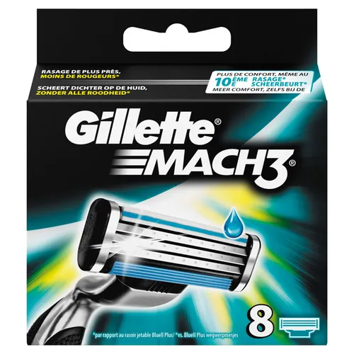 Gillette Mach 3 Scheermesjes 8st