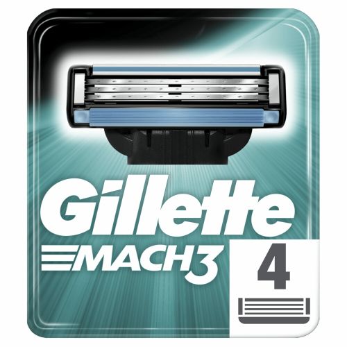 Gillette Scheermesjes Mach3 4 Stuks