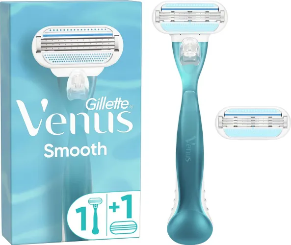 Gillette Venus Smooth Scheersysteem Voor Vrouwen + 1 Navulmesje - Scheermes