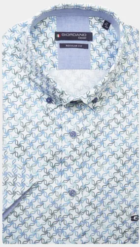 Giordano Casual hemd korte mouw league chains print 416030/70