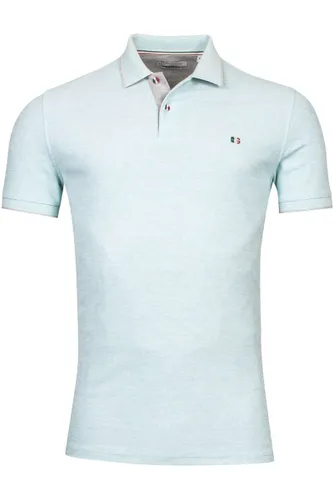 Giordano Regular Fit Polo shirt Korte mouw lichtblauw