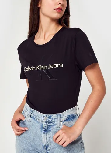 Glossy Monogram Slim Tee by Calvin Klein Jeans