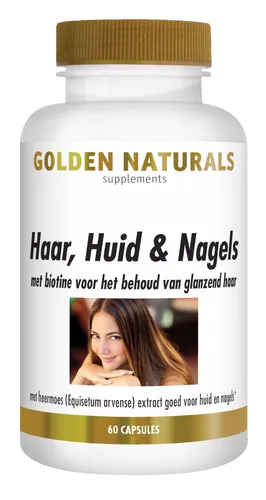 Golden Naturals Haar Huid & Nagels Capsules