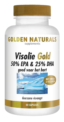 Golden Naturals Visolie Gold 50% EPA 25% DHA Capsules