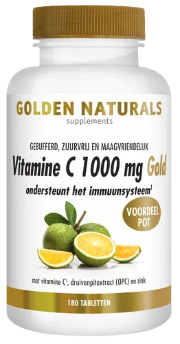 Golden Naturals Vitamine C 1000 mg Gold Tabletten