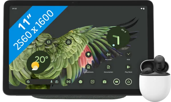 Google Pixel Tablet 128GB Wifi Grijs + Pixel Buds Pro Zwart