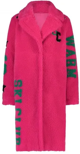 Goosecraft - Dames winterjas - Rhonda script coat fake teddy Pink Punch