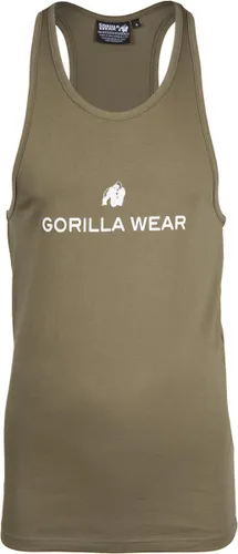Gorilla Wear Carter Stretch Tank Top - Legergroen
