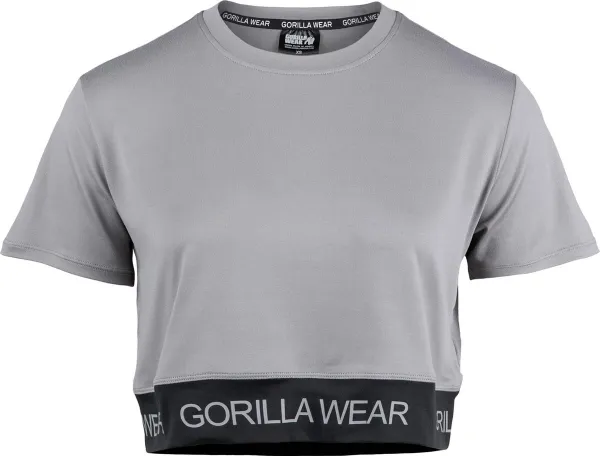 Gorilla Wear Colby Cropped T-shirt - Grijs