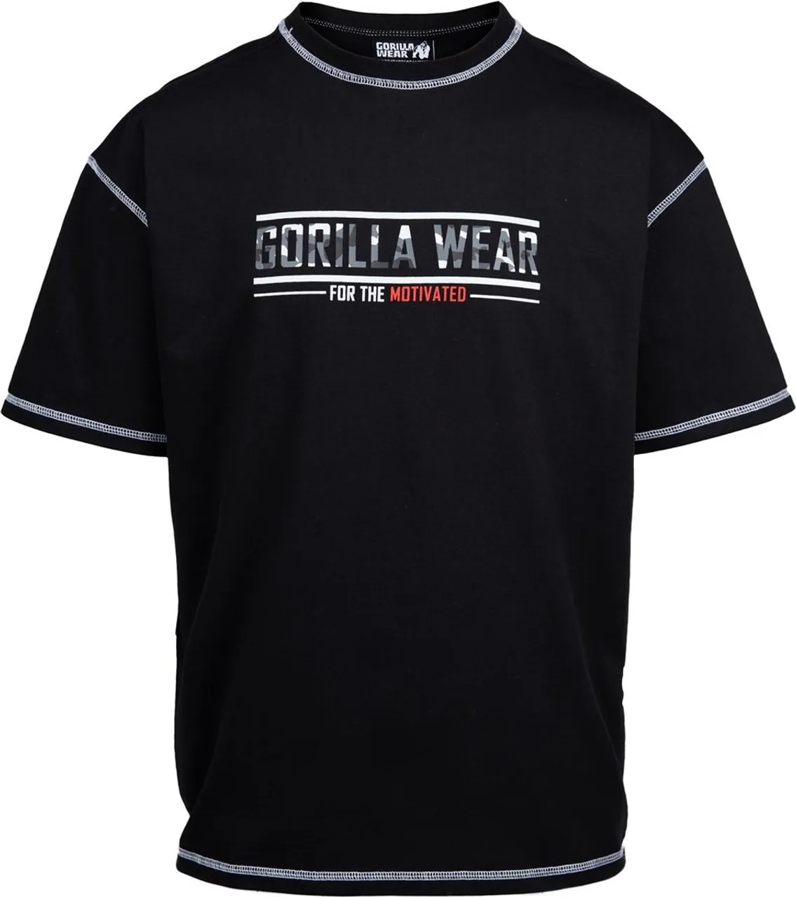 Gorilla Wear Saginaw Oversized T-shirt - Zwart