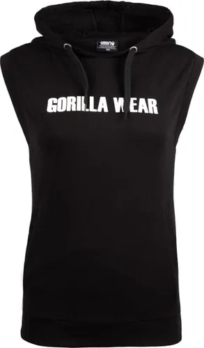Gorilla Wear - Virginia Mouwloos Hoodie - Zwart
