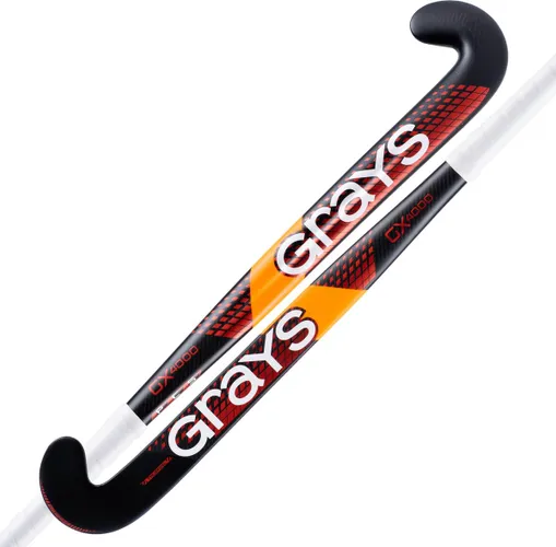 Grays composiet hockeystick GX4000 Midbow Sen Stk Zwart / Rood - maat 36.5L