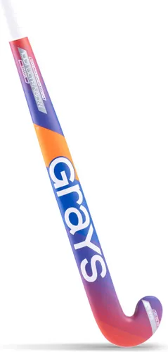 Grays houten hockeystick 100i Ultrabow Indoor Jun Stk Blauw / Rood - maat 33.0