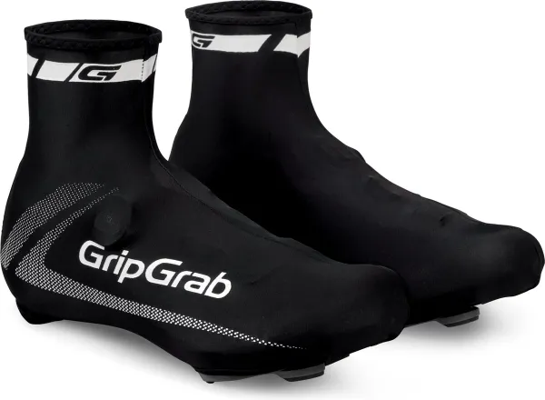 GripGrab - RaceAero Lichtgewicht Zomer Wielren Overschoenen Race Fiets Aero Tijdrit Fietsoverschoenen - Zwart - Unisex