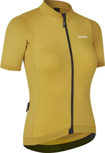 GripGrab - Ride Fietsshirt Korte Mouwen voor Dames Zomer Wielrenshirt Cycling Jersey - Mosterd Geel - Vrouwen