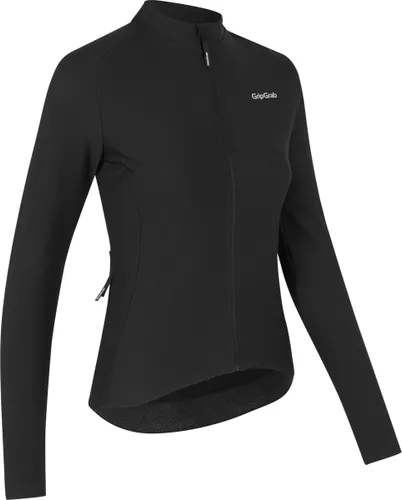 GripGrab - ThermaPace Thermo Fietsshirt voor Dames Lange Mouwen Lente Herfst Wielrenshirt Cycling Jersey - Zwart - Vrouwen