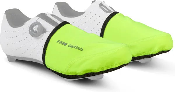GripGrab - Windproof Hi-Vis Wielren Toe Covers Teenwarmers Overschoenen - Geel Hi-Vis - Unisex