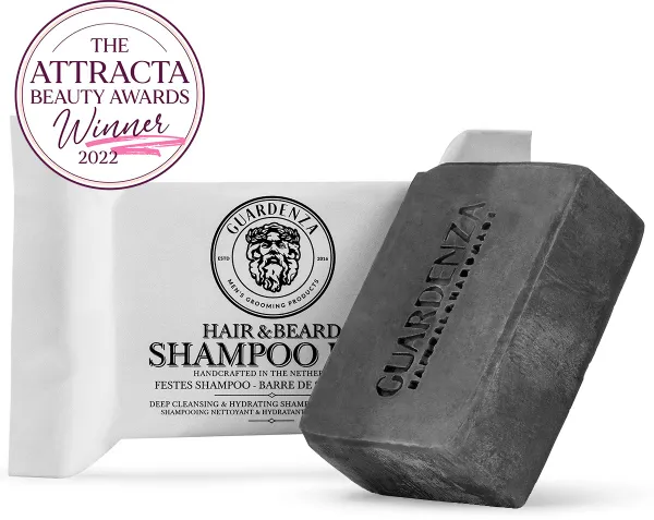Guardenza Haar & Baard Shampoo Bar - 100% Plasticvrij en Natuurlijk - 125g