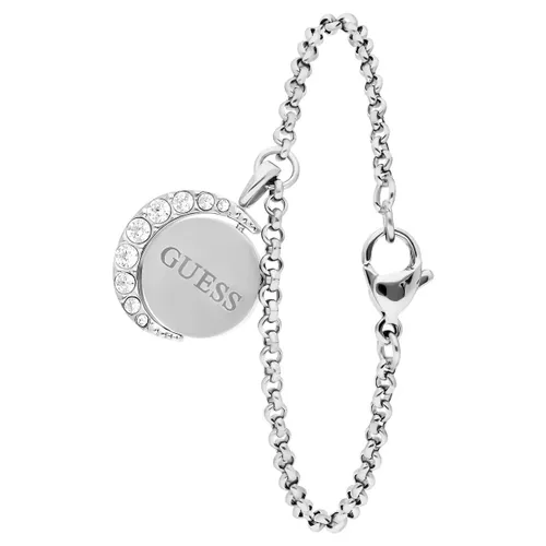 Guess Dames Guess stalen armband MOON PHASES - Armband - Staal - Zilverkleurig - 18.5 cm