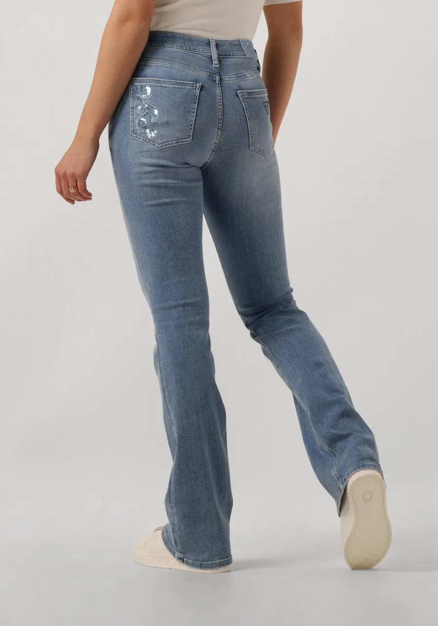 GUESS Dames Jeans Sexy Flair - Blauw