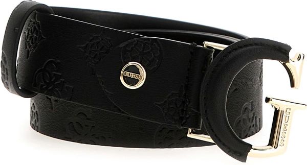 Guess Geva Adjustable Belt Dames Riem - Black Logo