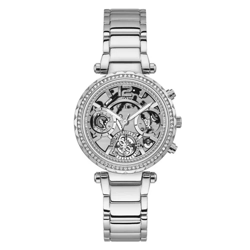 GUESS GW0403L1 dames horloge 37 mm - Zilverkleurig