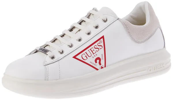 Guess Vibo, herensneakers, wit, 44 EU, Wit