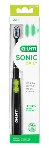 Gum Sonic Daily Tandenborstel Zwart