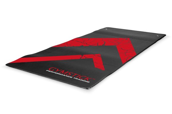 Gymstick Performance Mat - Fitnessmat - Zwart/Rood - 140 x 60 x 0,7 cm