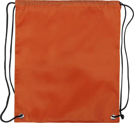 Gymtas basic - rugtas - zwemtas - sporttasje met rijgkoord - oranje