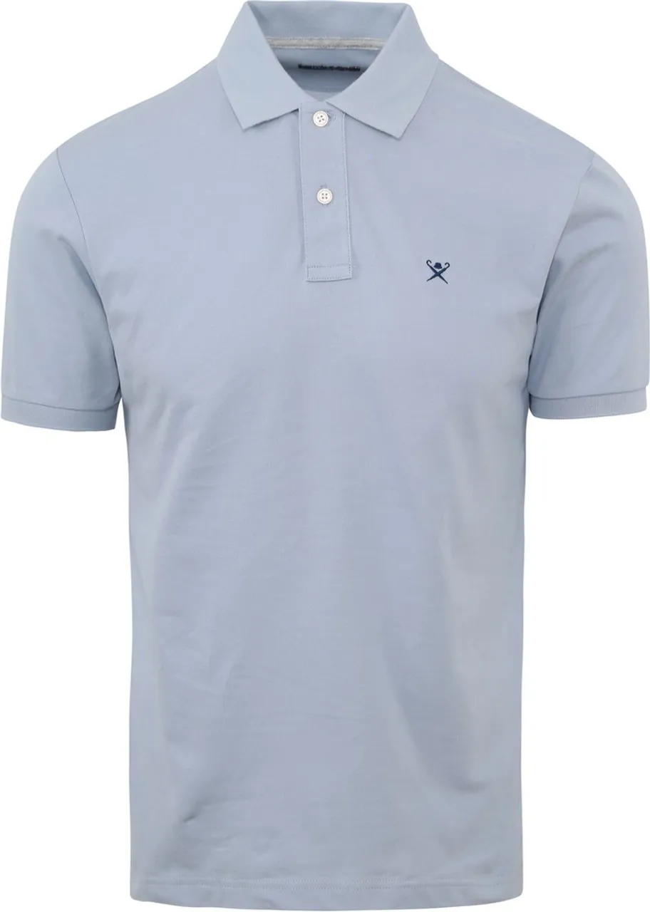 Hackett - Polo Lichtblauw - Slim-fit - Heren Poloshirt