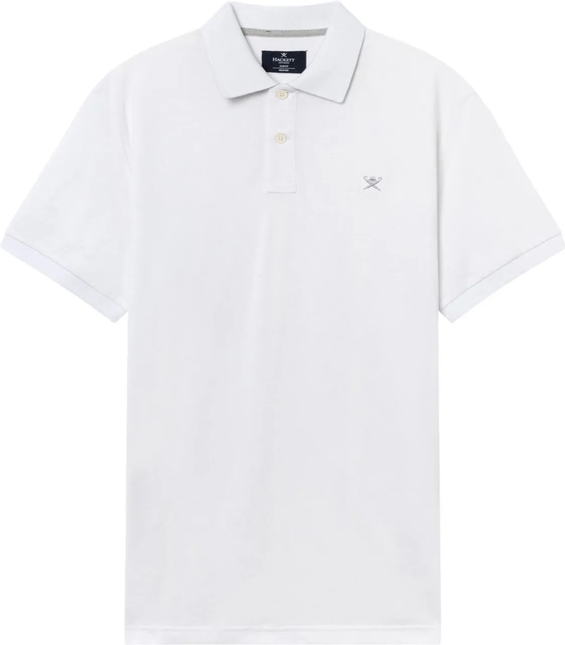 Hackett - Polo Wit - Slim-fit - Heren Poloshirt
