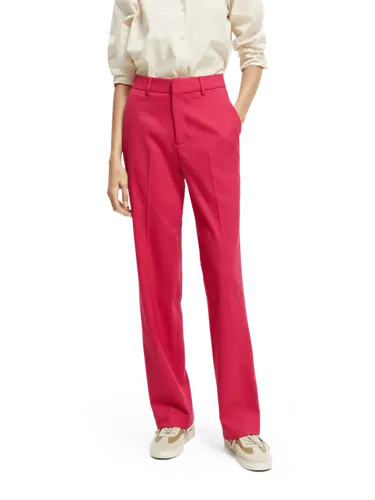 Hailey high-rise broek met rechte pijpen - Maat 32 - Multicolor - Vrouw - Broek - Scotch & Soda