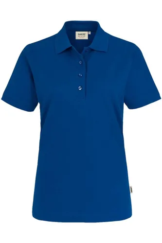 HAKRO 218 Regular Fit Dames Poloshirt donkerblauw, Effen