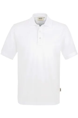 HAKRO 816 Comfort Fit Polo shirt Korte mouw wit