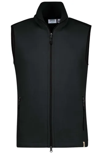 HAKRO Function Regular Fit Fleece vest zwart, Effen