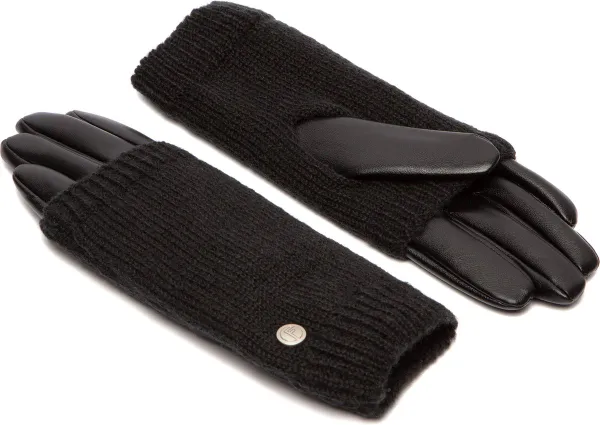 Handschoenen Dames Touchscreen - Zwarte Handschoenen met afneembare Sleeve - Modieuze handschoenen voor Vrouwen -  Zachte Warme Voering - Model Noah