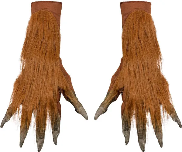 Handschoenen weerwolf met vacht | One