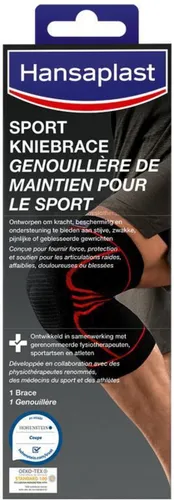 Hansaplast - Injury Care - Sport - Performance Kniebrace - Voor Linker- en Rechterknie - One size - 1 Brace