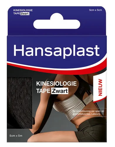 Hansaplast Kinesiologie Tape Zwart