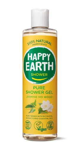 Happy Earth Pure Shower Gel Jasmine Ho Wood