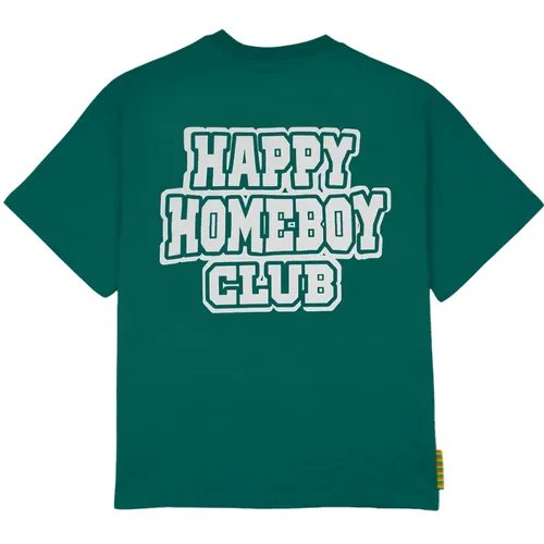 Happy Homeboy T-shirt Teal - L
