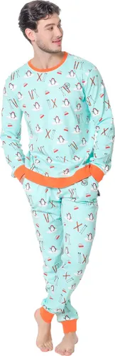 Happy Pyjama's | Pinguïn/ winter edition 2023 | Heren Pyama Volwassenen | Pyama heren