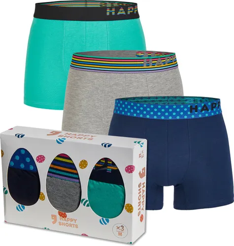 Happy Shorts Boxershorts Heren Pasen 3-Pack Paasgeschenk