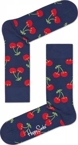 Happy Socks Cherry Sokken - Donkerblauw