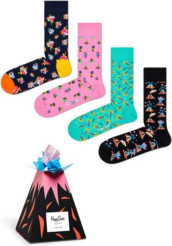 Happy Socks Happy Socks Volcano Gift Box (4-pack) - unisex sokken - unisex sokken - Unisex