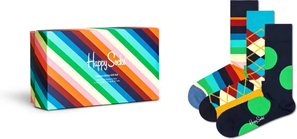 Happy Socks - Sokken - 3-Pack Classics Socks Gift Set